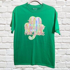 NWOT Women's "Just a Bunch of Hooligans" St. Patrick's Day Custom Tee